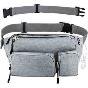 Bolsa de Cintura Personalizada de Diseño, Bolsa Cruzada, Bolsa de Cintura Vintage de PU, Bolsa de Cintura de Cuero Premium de Lujo para Hombre - Product Image 1