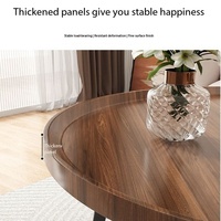 Table basse multifonctionnelle, style moderne minimaliste, salon, petite table basse ronde combinée, table à thé