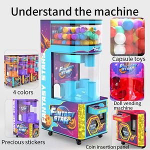 Máquina expendedora de cápsulas Lucky Drop Ball de nuevo diseño, máquina de juegos de cápsulas, máquina expendedora de cápsulas de 100 mm - Product Image 5