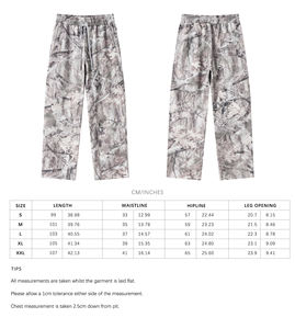 Pantalon décontracté streetwear camouflage imprimé par transfert thermique en laine, style baggy, taille élastique, service OEM disponible, coupe ample - Product Image 5