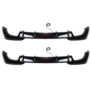 Diffuseur arrière simple face double <span class=keywords><strong>sortie</strong></span> en fibre de carbone Style MP sans LED pour <span class=keywords><strong>BMW</strong></span> Série 3 E90 2005-2011 Accessoire de réglage - Product Image 1