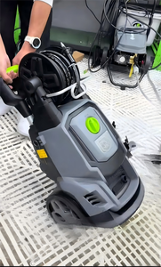 Hidrolavadora Eléctrica Vertical de Alta Presión de 220V y 10L/min con Ruedas <span class=keywords><strong>para</strong></span> Limpieza del Hogar - Product Image 5