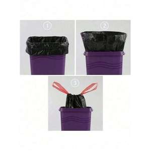 Sacs poubelle 80L avec cordon de serrage pour le bureau et la maison, 10 pièces - Product Image 3
