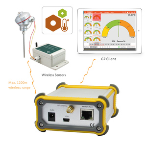 Lorawan เซ็นเซอร์อุณหภูมิกระบวนการอุตสาหกรรมไร้สายตรวจวัดคุณภาพอากาศในร่มเครื่องวัดเครื่องส่งสัญญาณความต้านทานความร้อน - Product Image 4