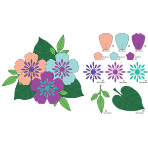 22011 22016 Tự Làm Hoa Giấy Thủ Công Kit Sáng Tạo Nghệ Thuật Thủ Công Quà Tặng Dự Án Cho Trẻ Em Cô Gái Người Lớn Hoặc Scrapbooking Trang Trí - Product Image 4