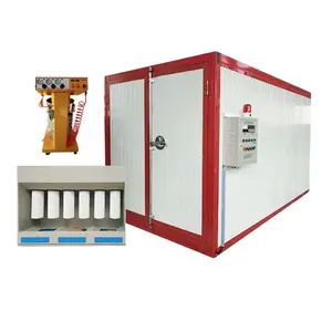 Powder Coating Paint Systems with Power Gun/Spray Booth/Curing Oven Electric
