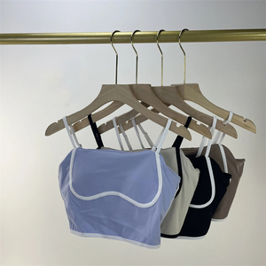 Completo Sportivo da Donna a Vita Alta ad Asciugatura Rapida con Colori a Contrasto, Schiena Scoperta, Abbigliamento Aderente per Fitness e Yoga - Product Image 5