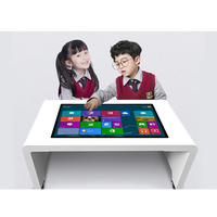 Table interactive multi-touch FVASEE pour conférences, restaurants, avec système d'exploitation Android/Windows pour usage professionnel (verre métallique)