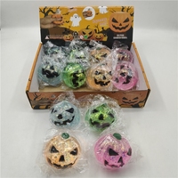 Ballon anti-stress en TPE en forme de citrouille d'Halloween, scintillant et compressible, cadeau personnalisé unisexe pour les 14 ans et plus