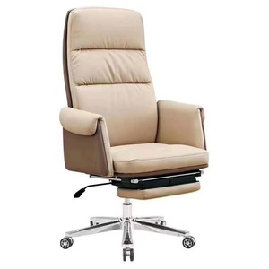 Executive Office <b>Chair</b> with Thick Sponge Padding Ergonomic Boss Computer <b>Chair</b> for Business Home Office Swivel Reclining - Product Image 2