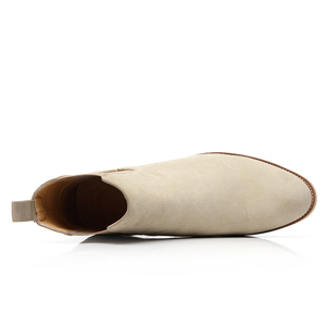 Bottes Chelsea en cuir véritable pour hommes, chaussures habillées tendance d'<span class=keywords><strong>hiver</strong></span>, imperméables, style britannique inspiré, bottines à la cheville - Product Image 5