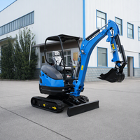 Mini-excavatrice compacte certifiée CE à prix abordable, moteur électrique 2,5 tonnes, 1 tonne, 2 tonnes, pour la construction et les travaux d'excavation