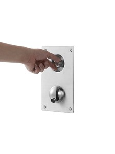 Grifo de Ducha Termostático de Acero Inoxidable para Montar en la Pared, Cabezal de Ducha con Efecto Lluvia, Diseño Minimalista, Acabado Cepillado, para Uso en Baños - Product Image 3
