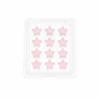 Boîtier transparent personnalisé en blister PET pour l'esthétique médicale et les cosmétiques, plateau de rangement protecteur, boîte à patchs Beauty Star