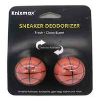 Désodorisant personnalisé pour chaussures, boules anti-odeurs pour baskets, éliminateur d'odeurs en emballage blister
