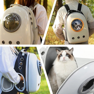 PU Pet <strong>Backpack</strong> Carrier Ventilated Mesh Dog Travel <strong>Bubble</strong> Space Capsule Pet <strong>Cat</strong> Carrying Carrier <strong>Backpack</strong> - Product Image 4