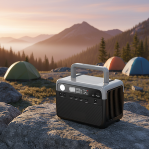 เครื่องชาร์จพลังงานแสงอาทิตย์แบบพกพา 300W ลิเธียมไอออน คลื่นไซน์บริสุทธิ์ MPPT สำหรับรถยนต์ พร้อมระบบชาร์จไร้สาย ไฟฉาย C รุ่น BP030 Ba - Product Image 4