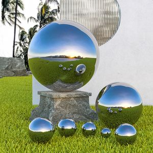 Esfera de acero inoxidable 2 "3'' 4 ''5'' 6 "7'' 8 ''10'' 12 "14'' 16 ''Escultura al aire libre Espejo pulido Bola de observación brillante - Product Image 6