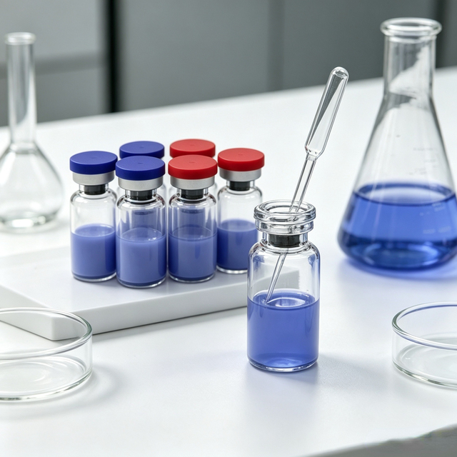 GHK-CU Blue Copper Dehydrated Powder (Cosmetic Raw Material) From a Factory in Guangdong, China.