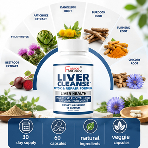 High Quality <b>Liver</b> Cleanse <b>Supplement</b> for <b>Liver</b> Detox,Immune and Digestive Health for Men and Women <b>Liver</b> Cleanse Capsules - Product Image 6