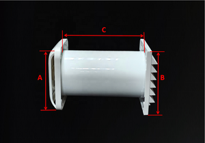 Système HVAC ABS Carré <span class=keywords><strong>Réglable</strong></span> <span class=keywords><strong>Grille</strong></span> <span class=keywords><strong>Carrée</strong></span> Diffuseur de Ventilation Murale Intérieur Extérieur Produit Industriel - Product Image 4