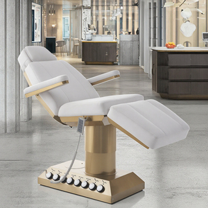 Cama de Masaje Facial Curva de Lujo, Cama Cosmética Eléctrica, Cama de Belleza Rosa para Salón de Belleza, Multifuncional - Product Image 1