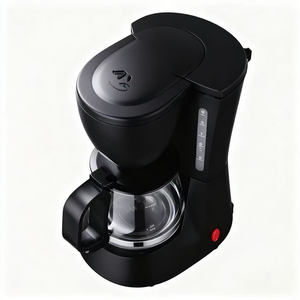 Cafetière à <span class=keywords><strong>filtre</strong></span> de 600 ml, 4 à 6 tasses, plaque chauffante automatique, <span class=keywords><strong>filtre</strong></span> amovible et <span class=keywords><strong>lavable</strong></span>, indicateur de niveau d'eau, cafetière - Product Image 3