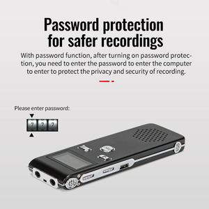 Grabadora de Voz Digital Profesional X18, Aleación de Aluminio, Reducción de Ruido HD, Grabadora de Audio WAV - Product Image 6
