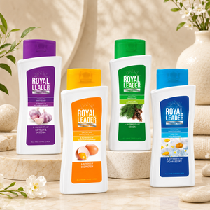Royal 500 ml <b>Shampoo</b> with Garlic Egg White Pine Needle and Chamomile Extracts for Nutrition Strengthening Retail Ready Home Care - Product Image 3