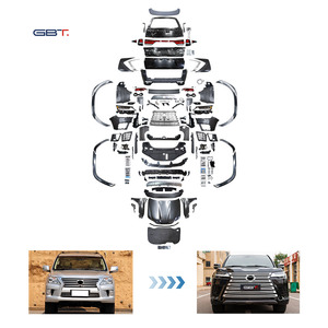 Gbt <span class=keywords><strong>2025</strong></span> <span class=keywords><strong>LX570</strong></span> nâng cấp lên LX600 mô hình chuyển đổi Kit Bumper nướng ánh sáng cho 2008-2015 LEXUS 570 Series <span class=keywords><strong>LX570</strong></span> Facelift cơ thể Kit - Product Image 1