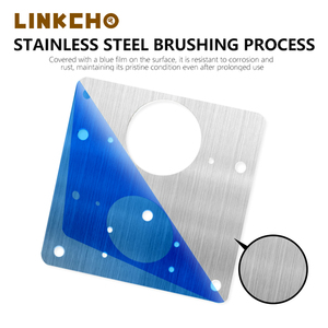 <span class=keywords><strong>Kit</strong></span> de réparation de charnière LINKCHO, plaque de <span class=keywords><strong>fixation</strong></span> pour charnière de porte, support de montage pour réparation de porte de placard de cuisine avec vis - Product Image 3