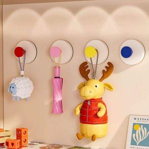 Crochet à ventouse sans perçage pour charges lourdes, crochet mural étanche pour la cuisine, la salle de bain, les toilettes, le rangement des serviettes - Product Image 1