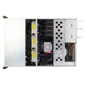 G465-24 tùy chỉnh trường hợp máy tính 4U 8 bay 4 GPU cạnh máy tính 2 + 2 crps cung cấp điện 4U khung máy chủ - Product Image 6