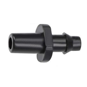 Connecteur capillaire d'irrigation goutte à goutte, raccord droit à une seule barbe, noir, accessoire d'irrigation de jardin 47mm - Product Image 1