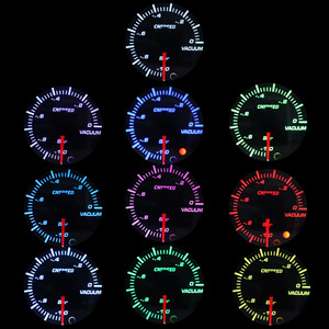 Jauge de vide CNSPEED 52 mm avec affichage LED, tableau de bord universel pour véhicules à essence 12 V - Product Image 3