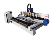 YN1625 tête de broche multiple 3d tige ronde cnc routeur de fraisage de sculpture sur bois machine rotative avec cadre solide meilleur prix