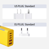 240W 3 USB-C 2 USB A Pengisi Daya Cepat Dual Port PD Cube Charger 3-Pack untuk 16/15/14/13/12/11 Pro Max/XS iPad untuk Tablet