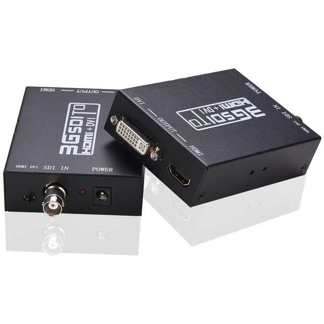 3G SDI To HDMI DVI Dual Output Converter BNC HD-SDI/3G-SDI To HDMI/ DVI Converter