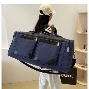 Bolsa de Viaje Multifuncional Impermeable de Gran Capacidad, Bolsa de Gimnasio con Logotipo Personalizado, Bolsa de Lona Oxford con Cremallera, Moderna, Portátil y Duradera - Product Image 2