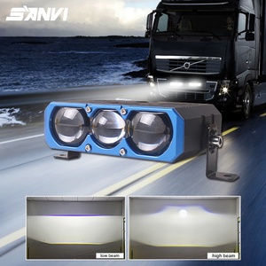 ไฟสปอร์ตไลท์ SANVI รุ่นใหม่ S301 90W LED สำหรับติดตั้งกระจังหน้ารถยนต์ กำลังสูง พร้อมพัดลมระบายความร้อน ไฟตัดหมอก ไฟเสริมภายนอก - Product Image 1