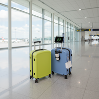 Ensemble de bagages PC à fermeture éclair avec port USB et porte-gobelet, prix usine, vente en gros, pour voyages intelligents