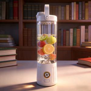 <b>Mini</b> USB Battery Operated Blender 550ml Personal Portable for Shakes Smoothie Fruit Juice - Product Image 1