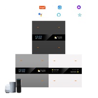 Interrupteur intelligent YDD Tuya Alexa Google Home Zigbee 4 gangs 4 voies avec panneau mural en aluminium PC pour contrôle de scène multi-circuits