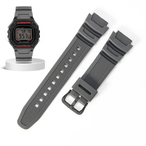 Remplacez le bracelet de montre <span class=keywords><strong>Casio</strong></span> AE-1000W/AQ-S810W par un bracelet en caoutchouc surélevé de 18 mm. - Product Image 1