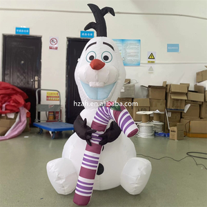 Iluminación LED <span class=keywords><strong>Inflable</strong></span> <span class=keywords><strong>de</strong></span> <span class=keywords><strong>Olaf</strong></span> con Bastón <span class=keywords><strong>de</strong></span> Caramelo para Decoraciones Navideñas - Product Image 1