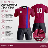 Uniformes de Fútbol Personalizados de Alta Calidad, Camisetas y Pantalones Cortos Sublimados, Uniformes de Equipo con Logotipo, Nombre y Número del Club para Academias y Comunidades