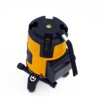 Ensemble horizontal de degré de ligne croisée de haute qualité avec trépied niveau Laser vert niveau Laser 5 lignes