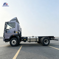 Camionnette utilitaire légère HOWO Commander d'occasion pour livraison urbaine, 2.5L Diesel 180HP, boîte manuelle 12 vitesses, 4.15M, cabine simple, fourgonnette