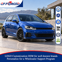 Bestseller Monoblock 18x8,5 19x8,5 Satin Schwarz 5x112 Rally Mehrspeichen Geschmiedete Leichtmetallfelgen für VW Golf R GTI MK8