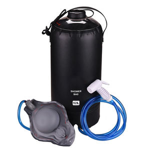 Sac d'eau multifonctionnel en PVC de 12 L pour le camping en plein air en été, sans énergie <span class=keywords><strong>solaire</strong></span>, pour la baignade et la <span class=keywords><strong>douche</strong></span> en plein air - Product Image 1